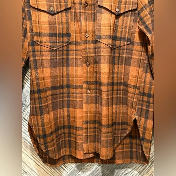 Wool Vintage Pendleton Men’s Flannel • 100% Pure Virgin Wool - Picture 4 of 9